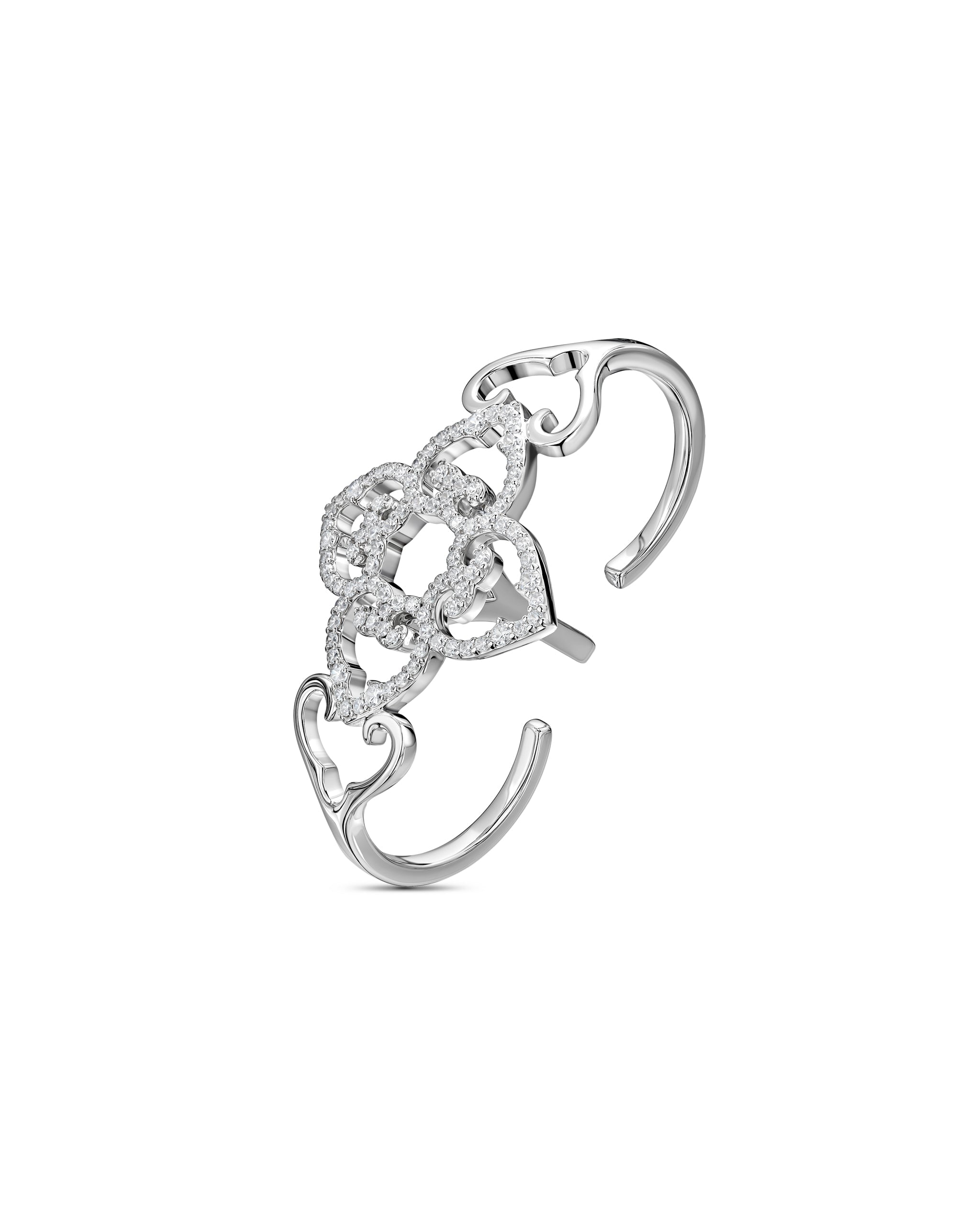 Classic Kudagi Ring | Rhodium