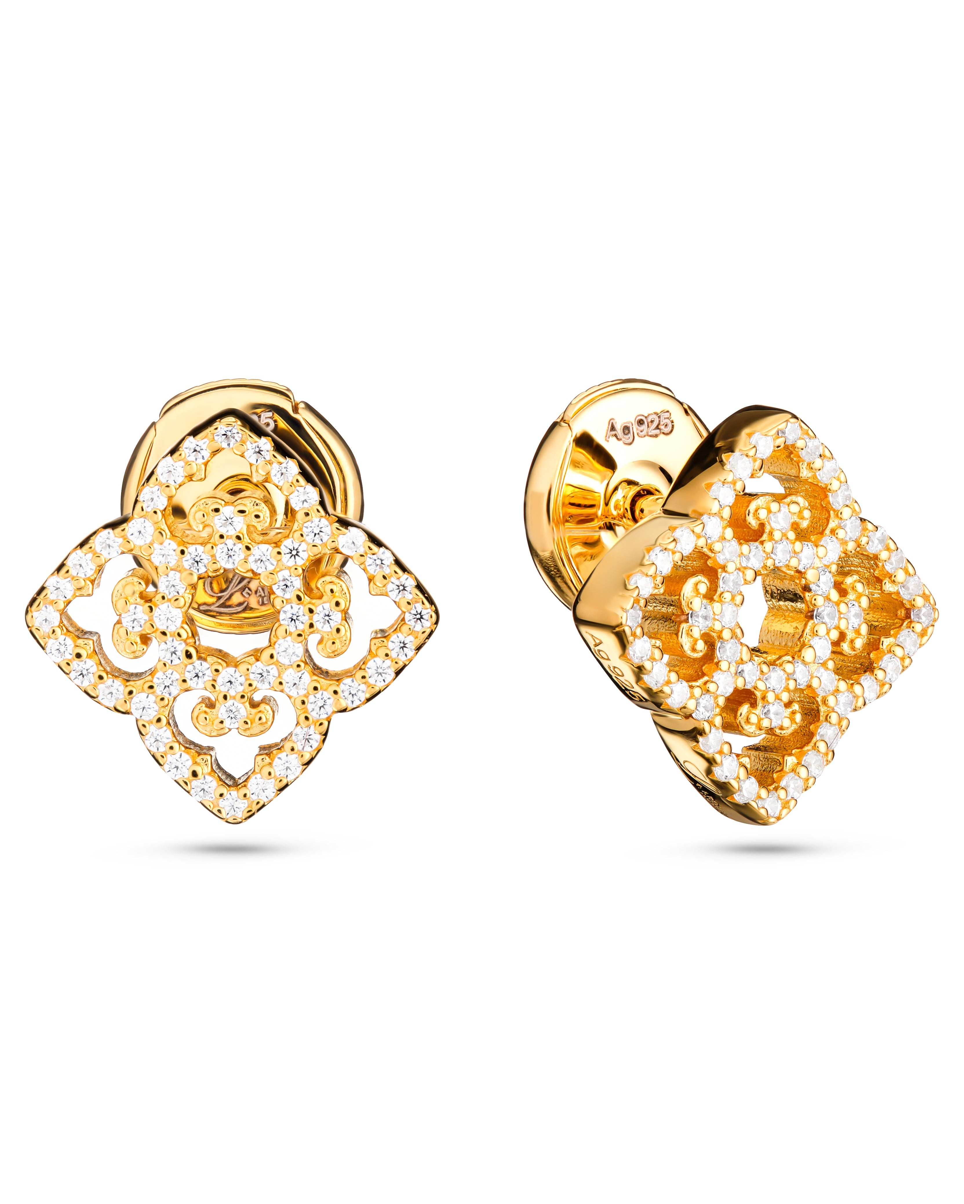 Classic Stud Earrings | Yellow Gold