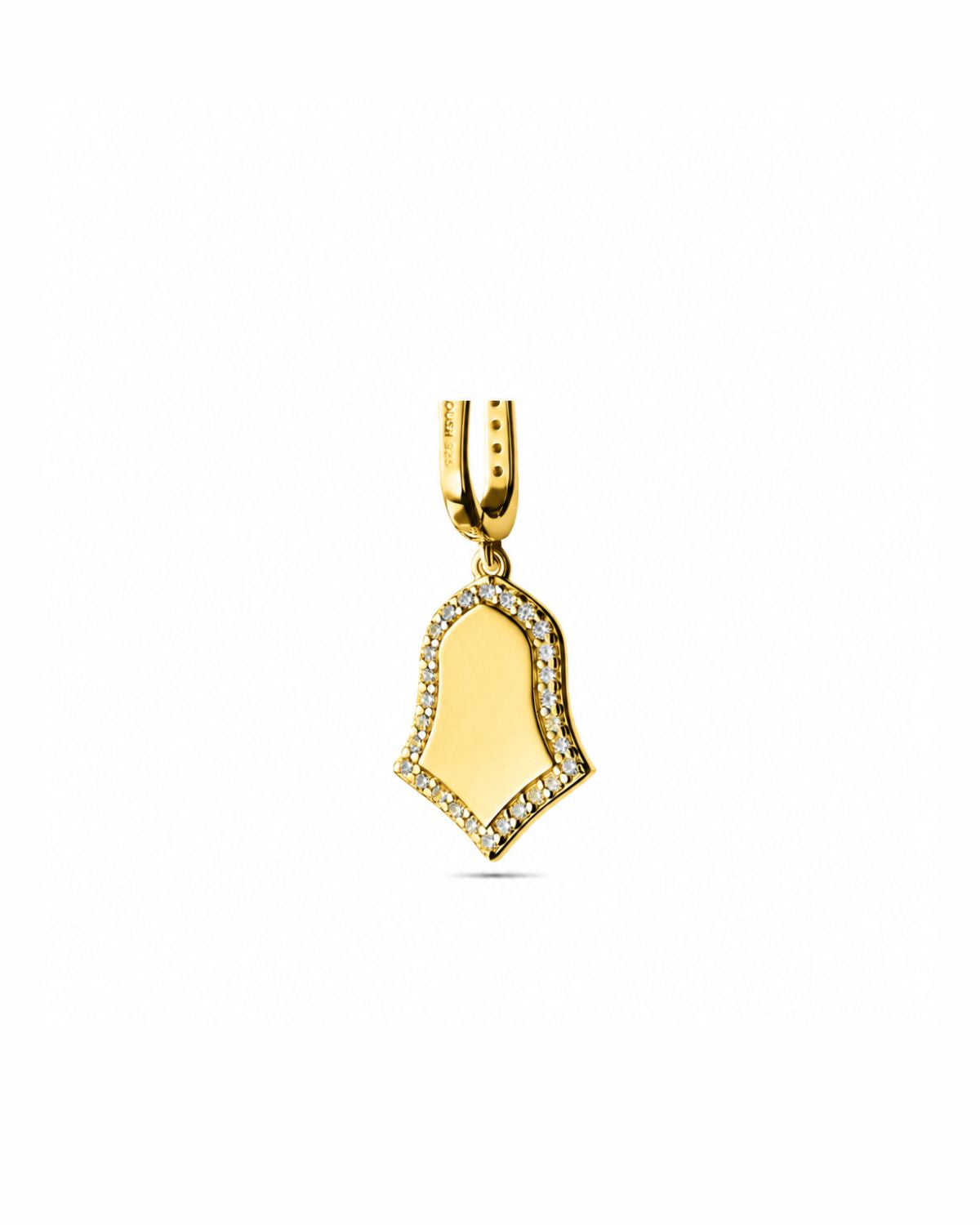 Steppe Tulip Double-Sided Earrings | Mother of Pearl | Yellow Gold