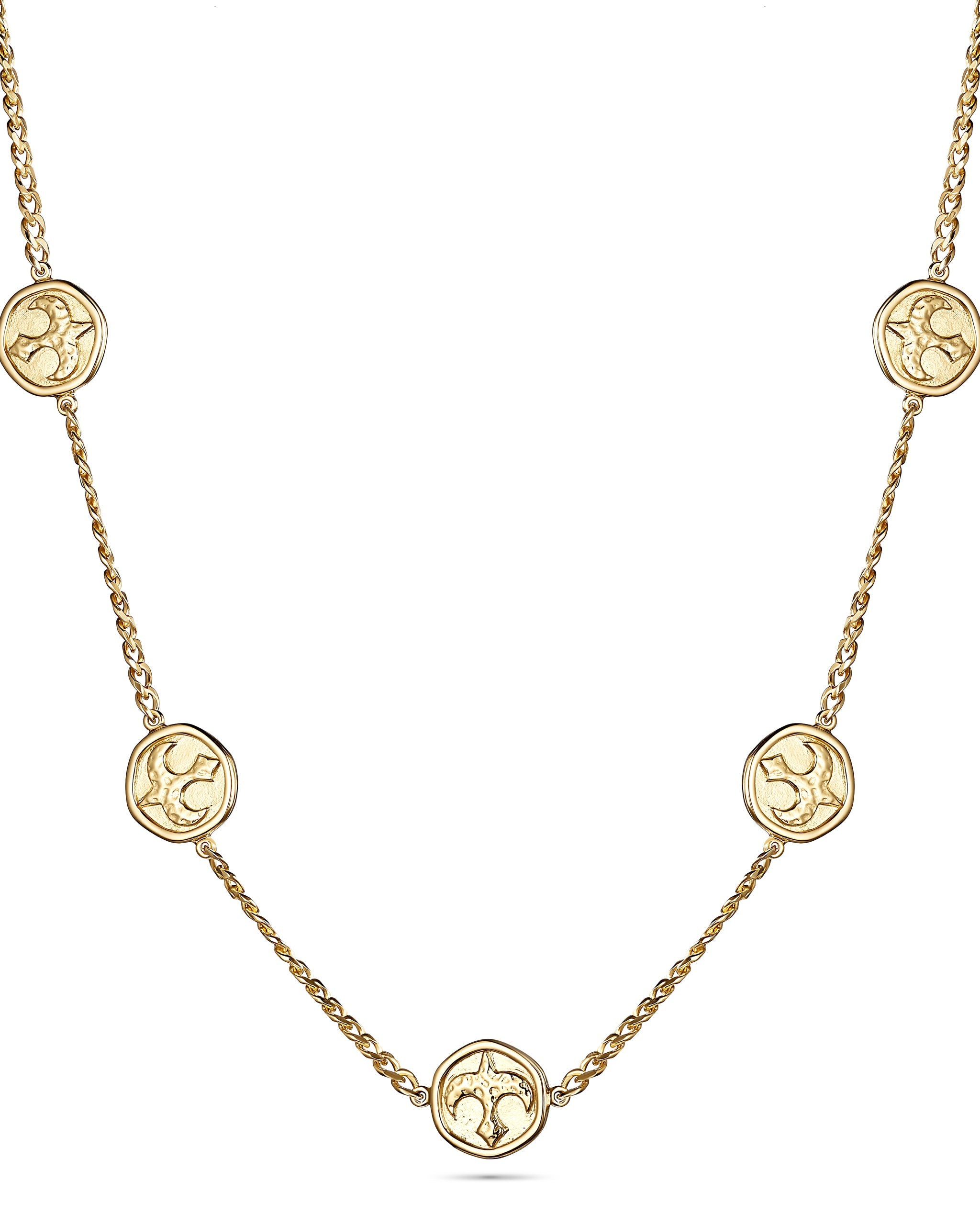 Antique Choker 5 Double-Sided | Yellow Gold