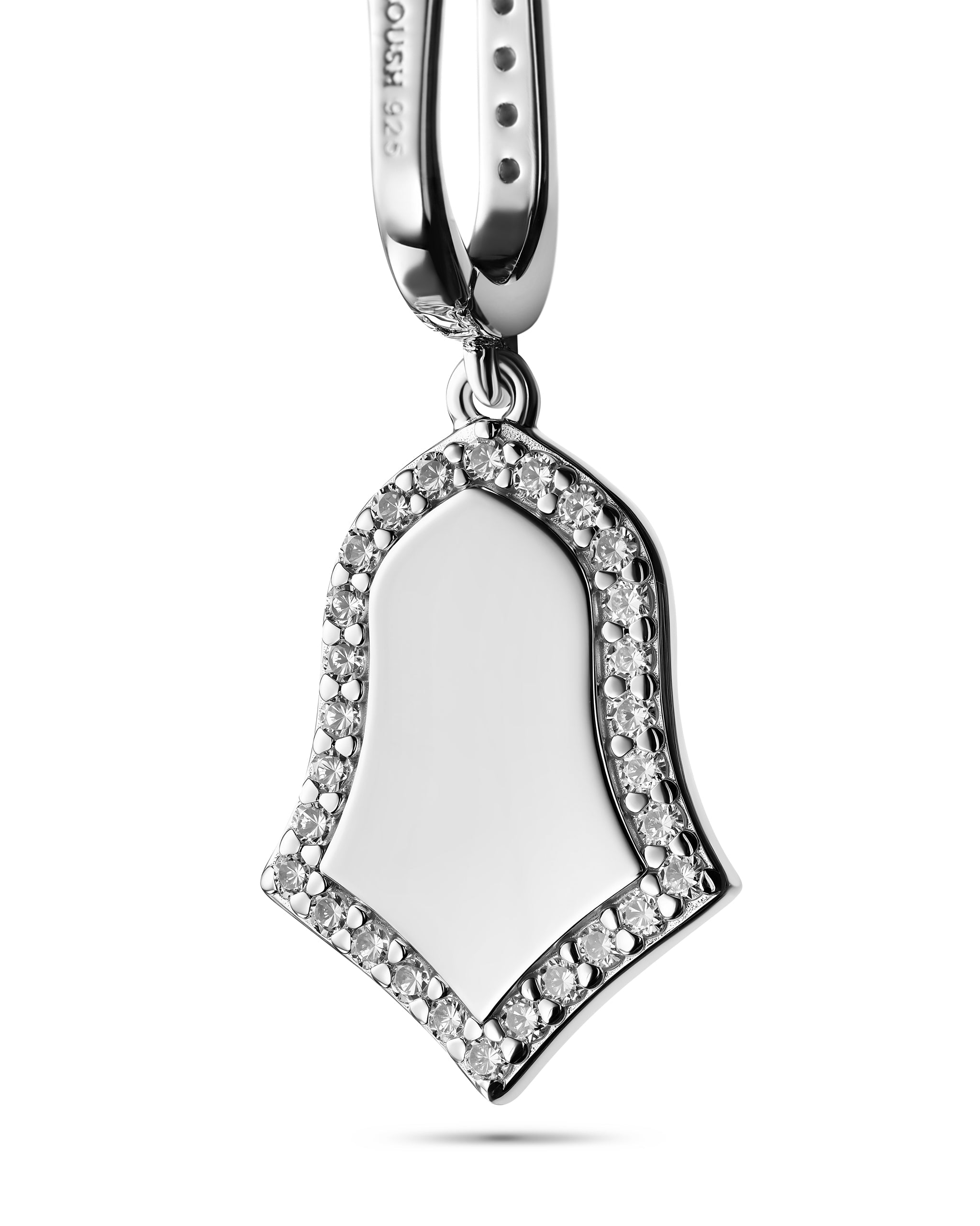 Steppe Tulip Double-Sided Earrings | Mother of Pearl | Rhodium