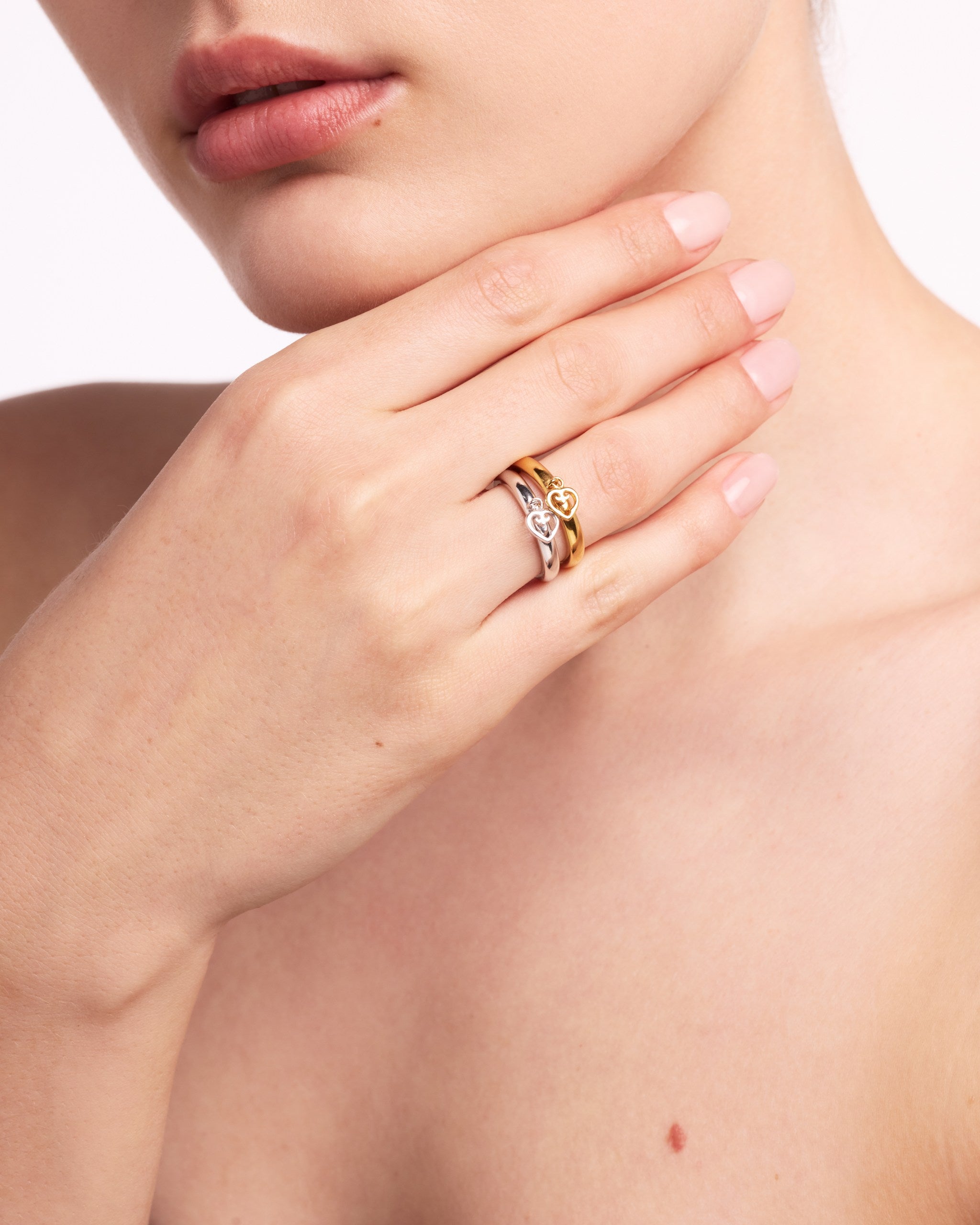 Heart Miniatures Ring | Yellow Gold