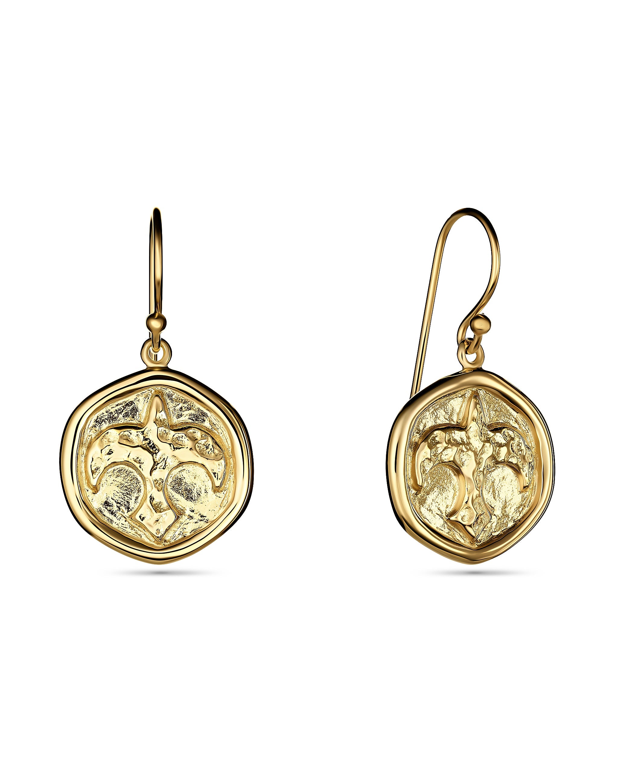 Antique Bird Earrings | Yellow Gold
