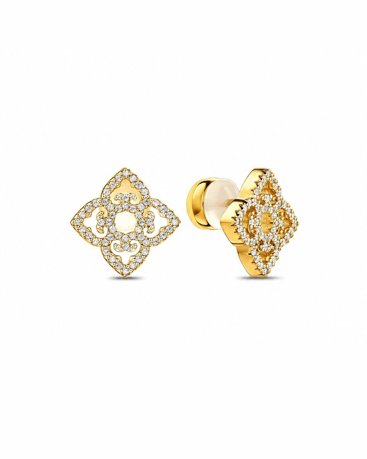 Classic Stud Earrings | Yellow Gold