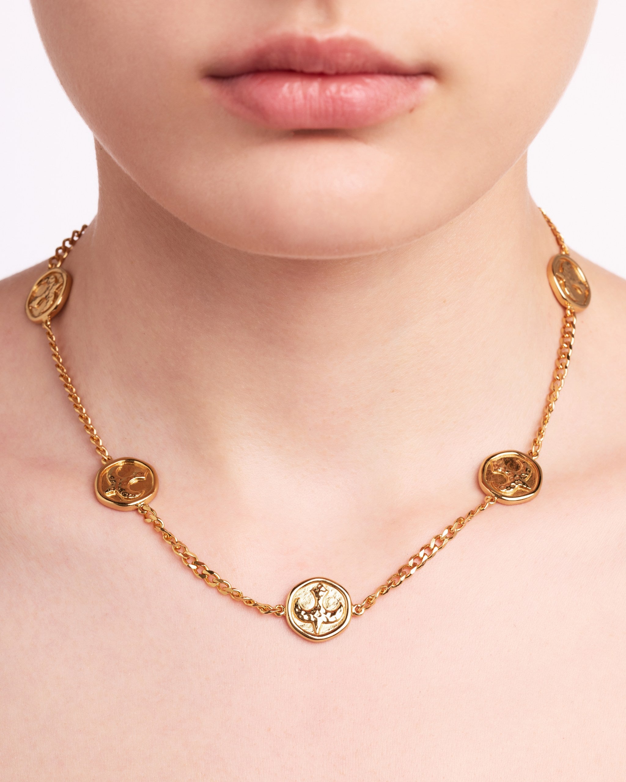 Antique Choker 5 Double-Sided | Yellow Gold