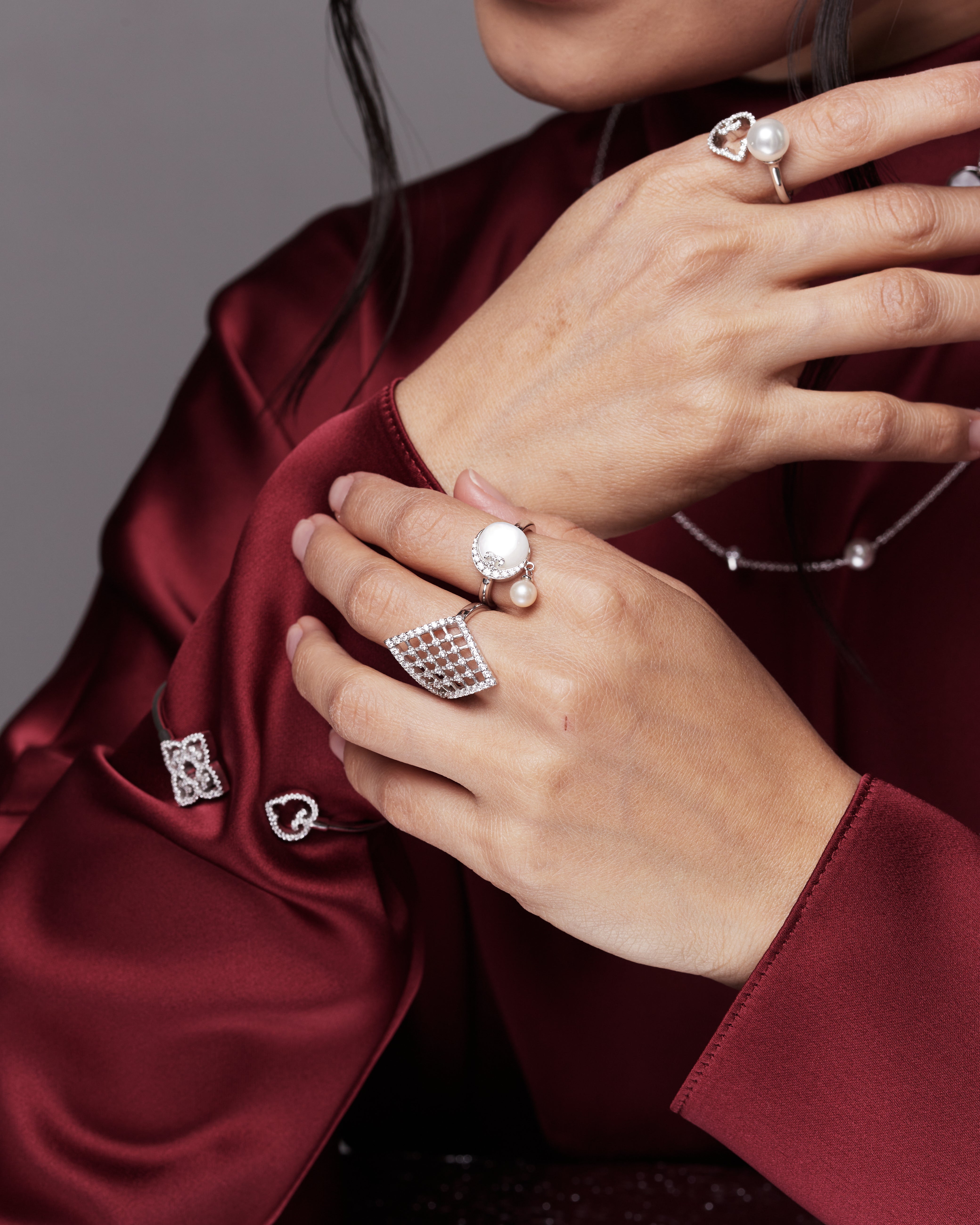 Amulet Ring | Rhodium