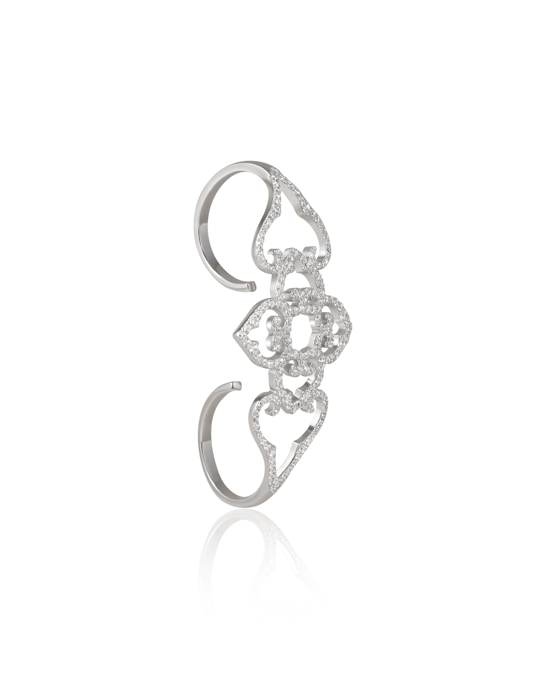 Classic Kudagi Ring | Rhodium